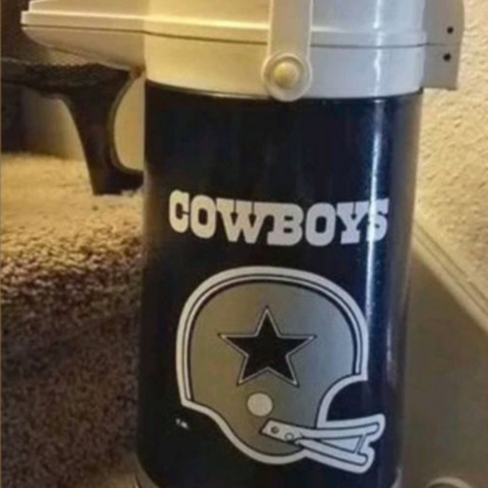 Vintage Cowboys beverage dispenser
